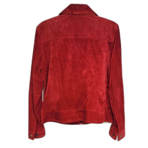 NWT Style & Co. Red Suede Jacket Size S - Picture 2 of 8